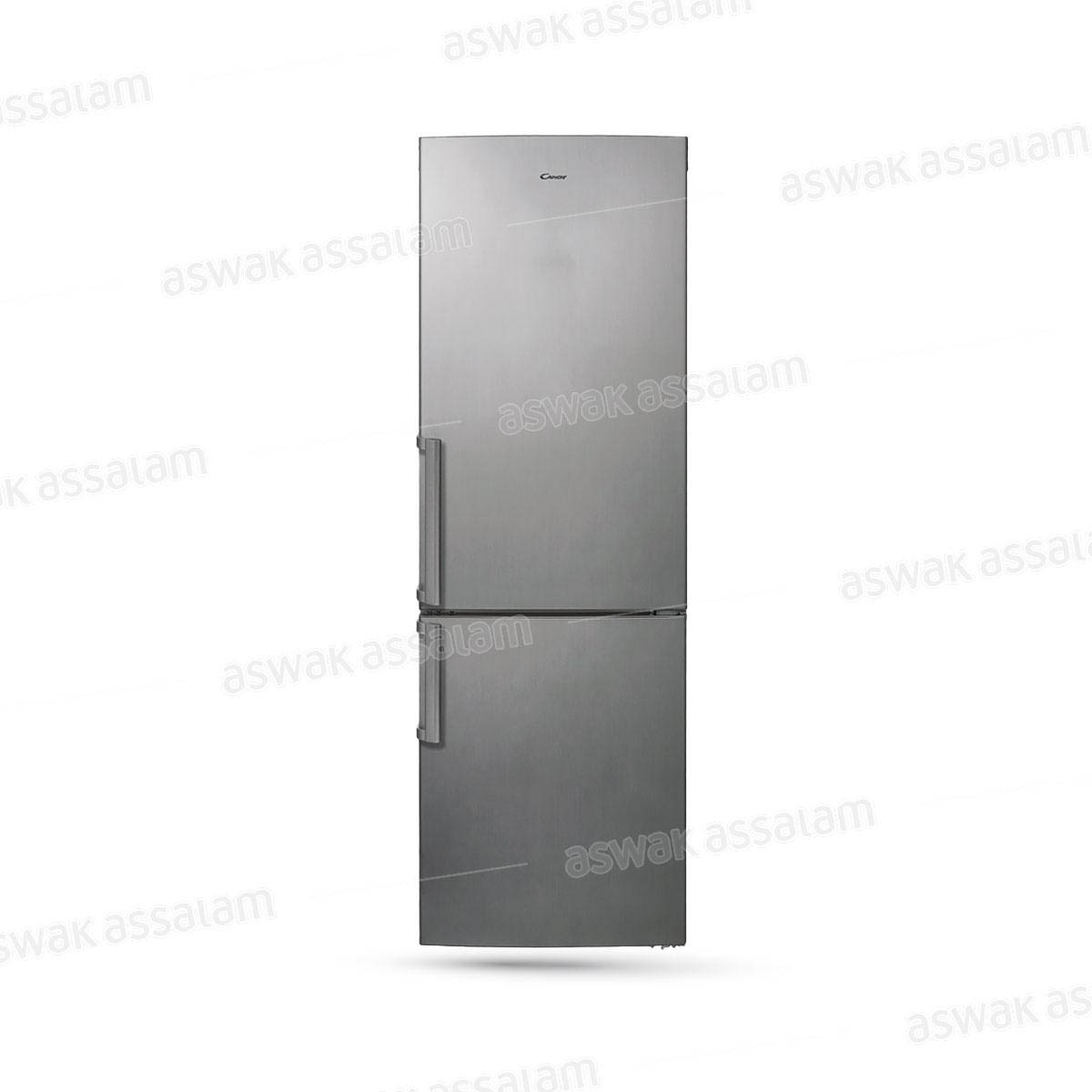 REFRIGERATEUR COMBINE INOX 320L CVBNM 6182X15 CANDY