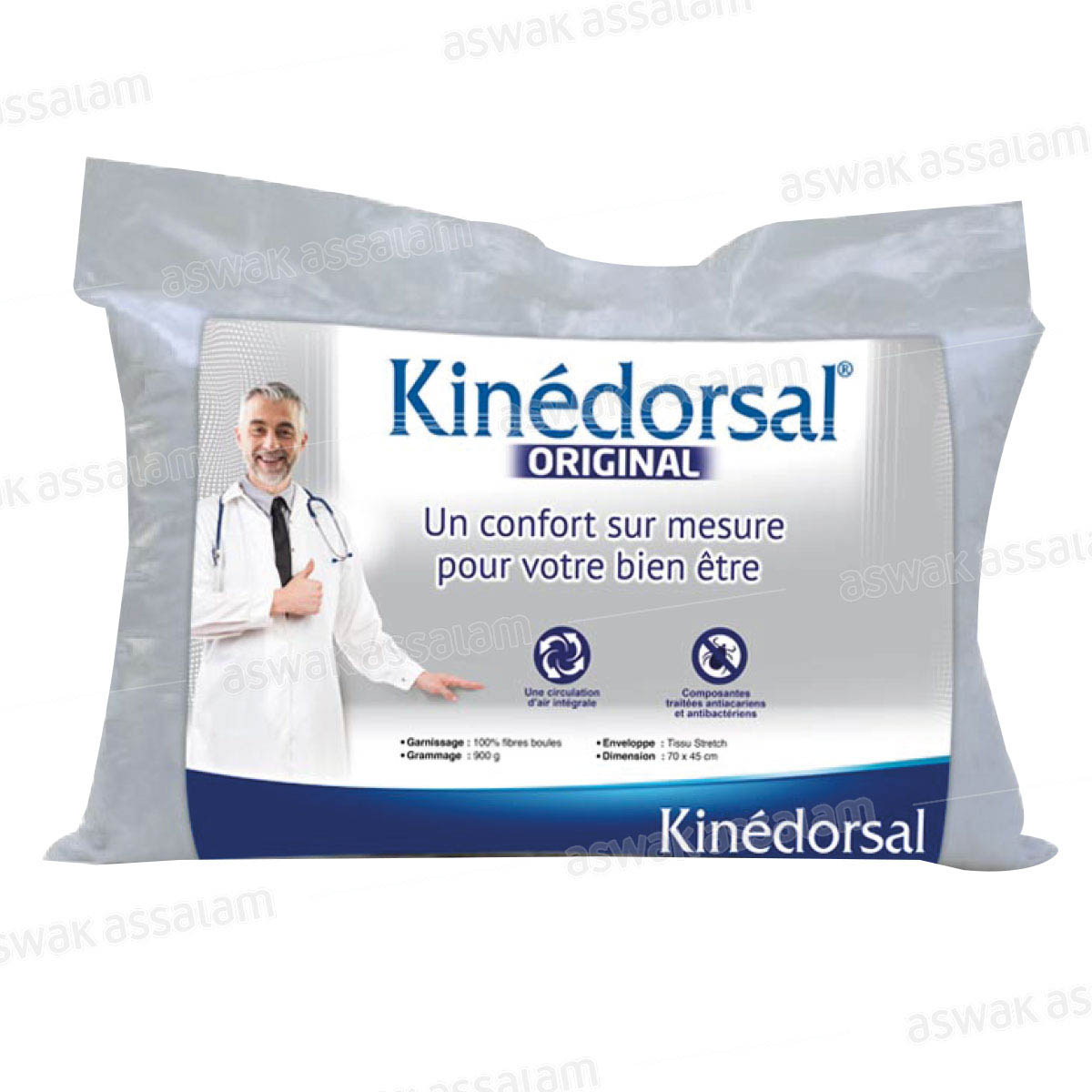 OREILLER ORIGINAL 70*45CM KINEDORSAL