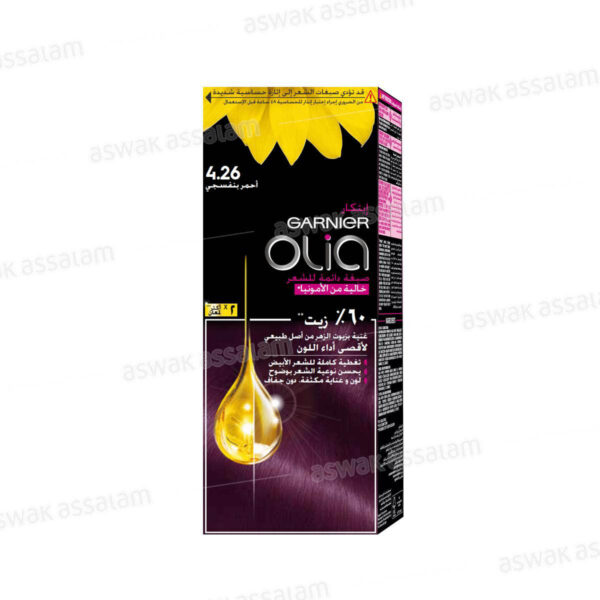 COLORATION 4.26 VIOLINE PROFOND OLIA GARNIER