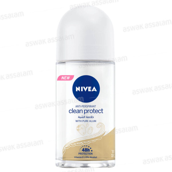 DEODORANT BILLE POUR FEMME CLEAN PROTECT A LA PIERRE D'ALUN 50ML NIVEA