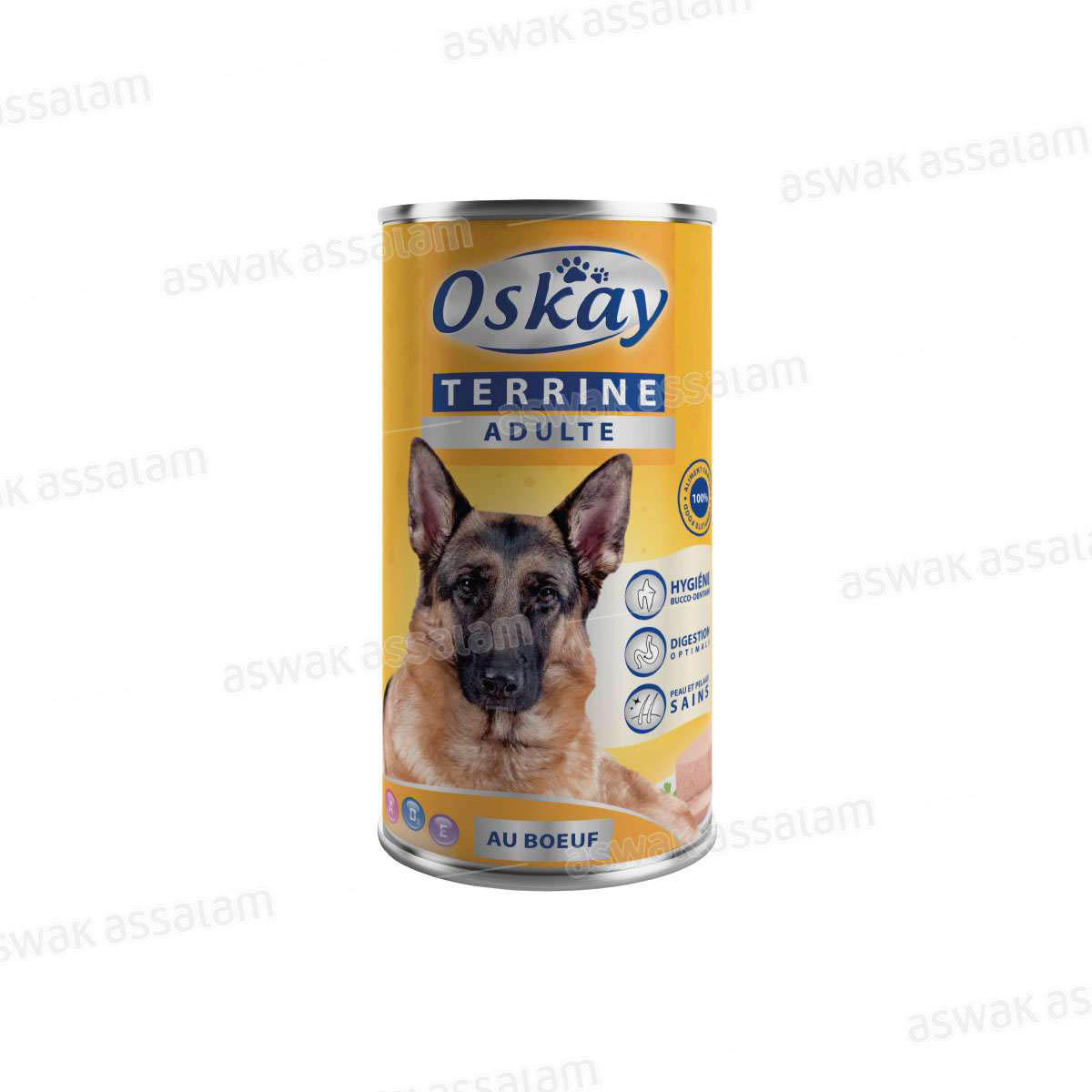 TERRINE AU BOEUF POUR CHIEN ADULTE 400G OSKAY