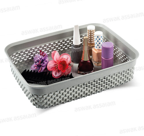 PANIER DE RANGEMENT 1,1L MOTIF GOUTTE D’EAU