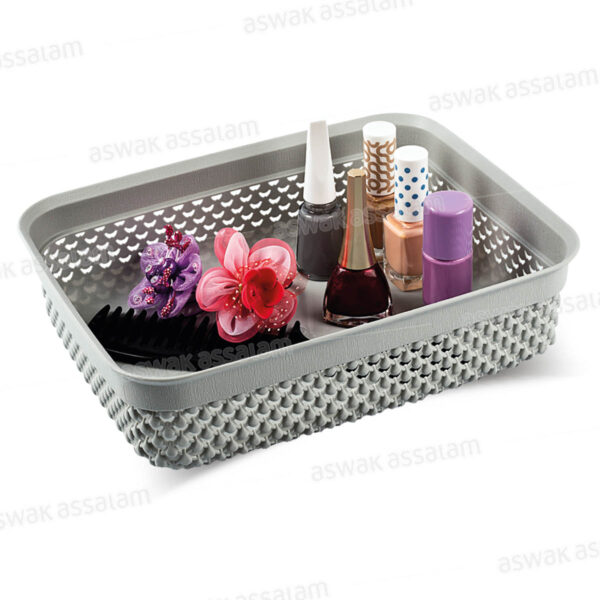 PANIER DE RANGEMENT 1,1L MOTIF GOUTTE D'EAU