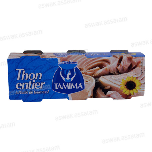 THON A L'HUILE DE TOURNESOL 3*80G TAMIMA
