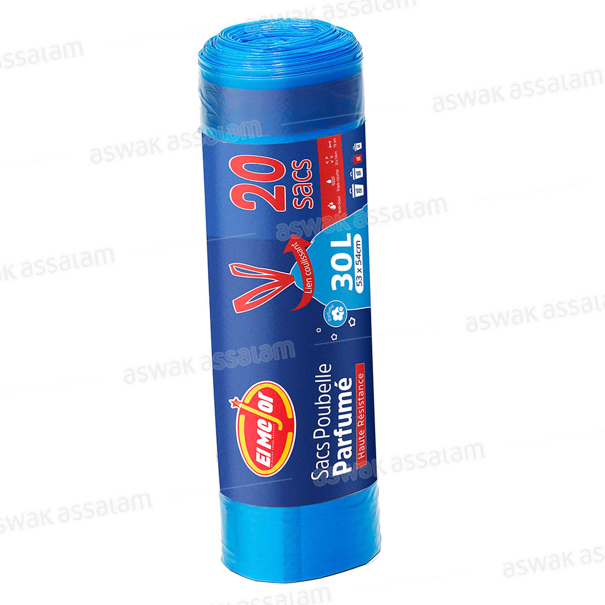 SAC POUBELLE PARFUME 30L 20 UNITES ELMEJOR