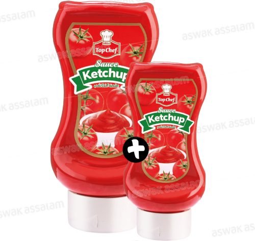 KETCHUP 440ML TOP CHEF (+ KETCHUP 240ML GRATUIT)