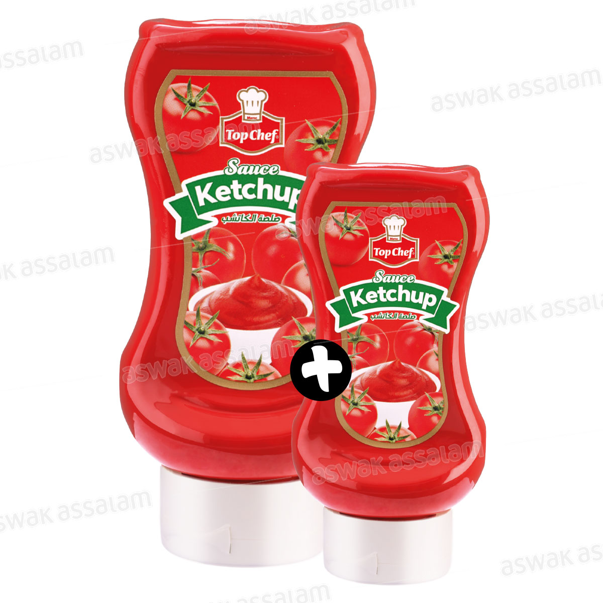 KETCHUP 440ML TOP CHEF (+ KETCHUP 240ML GRATUIT)