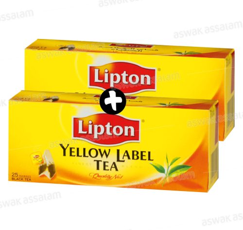 LOT THE NOIR 2*25 SACHETS LIPTON