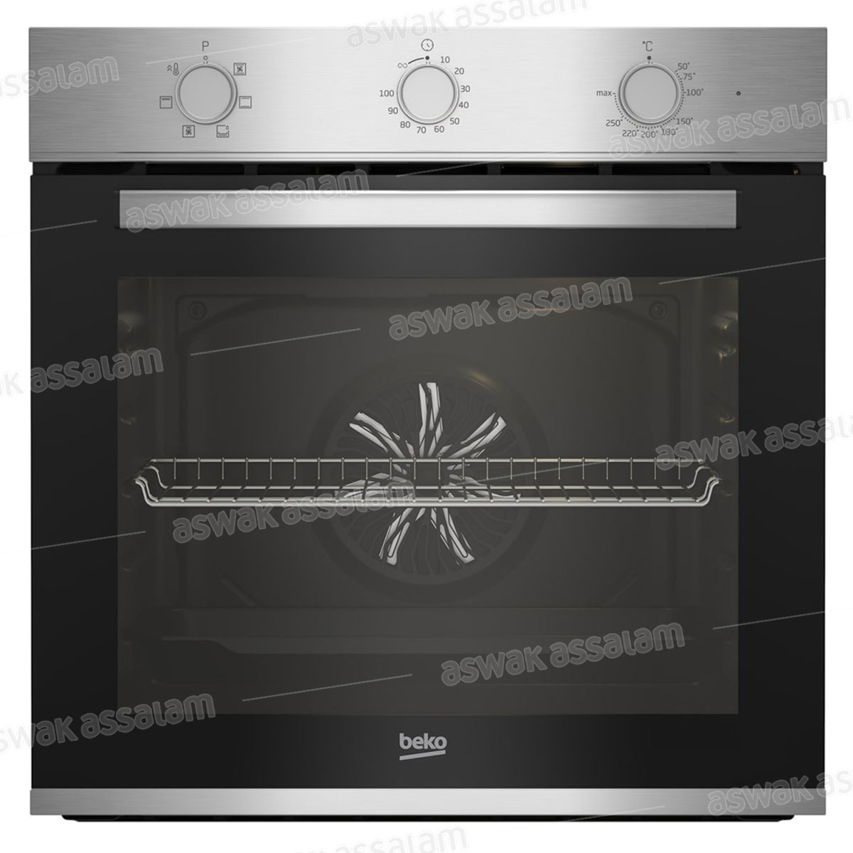 FOUR ENCASTRABLE 60CM 6 PROGRAMMES INOX BBIE12100XD BEKO