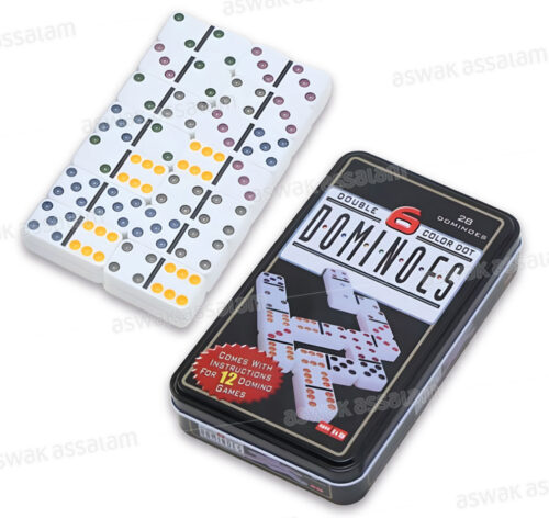 DOMINO 28 PIECES BOITE EN METAL