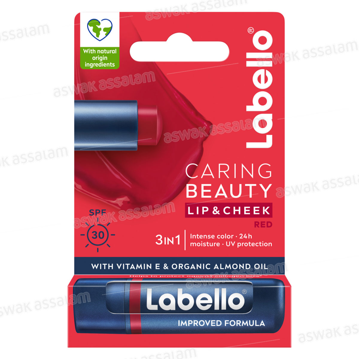BAUME A LEVRES 3EN1 RED 4,8G LABELLO