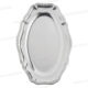 PLAT DE PRESENTATION EN INOX 60*29,5CM