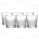 6 VERRES A EAU FORME BASSE