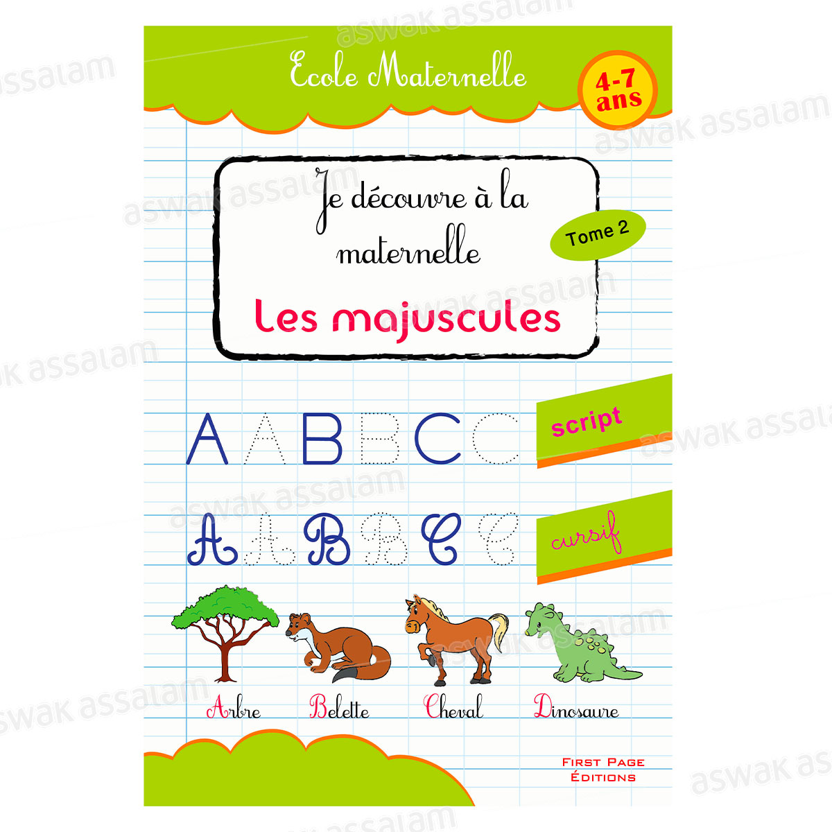 MON GRAND CAHIER D'ECRITURE - LES MAJUSCULES