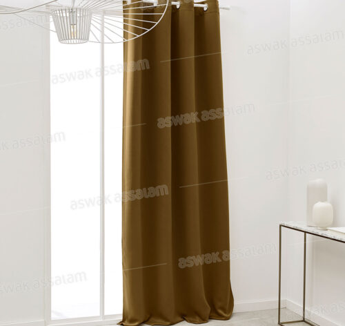 RIDEAU OCCULTANT 140X240CM MARRON