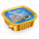 BARQUETTE PATE ANCHOIS ET SARDINE POUR CHAT ADULTE 100G ALPHAPET